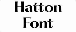 Hatton Font Download