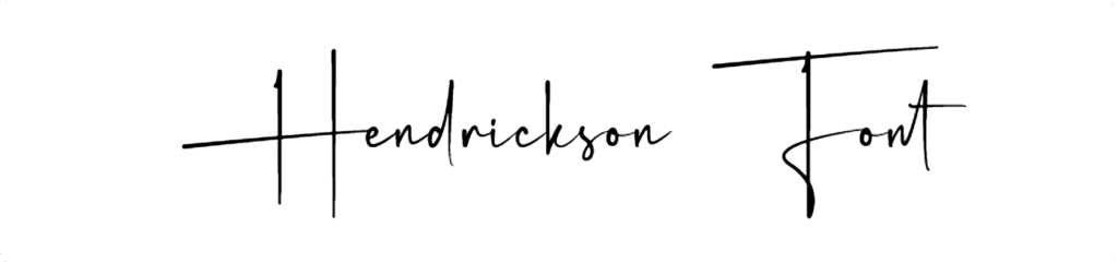 Hendrickson Font Download