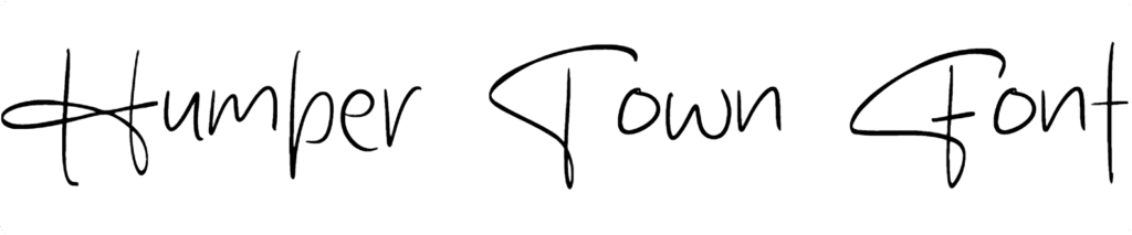 Humber Town Font Download
