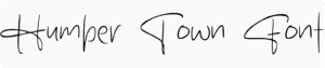 Humber Town Font Download
