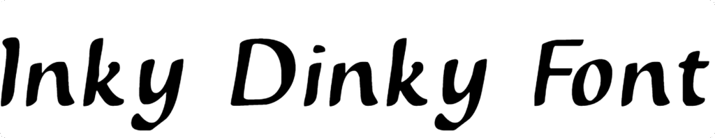 Inky Dinky Font Download