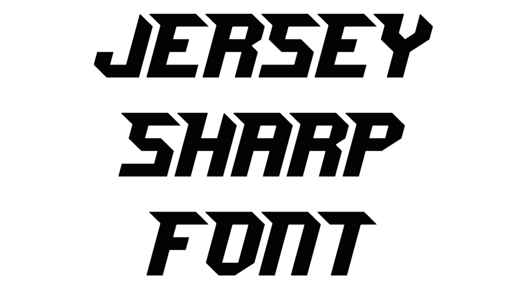 Jersey Sharp Font Download