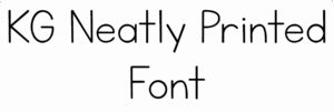 KG Neatly Printed Font Download
