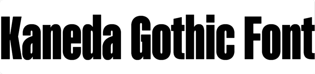 Kaneda Gothic Font Download