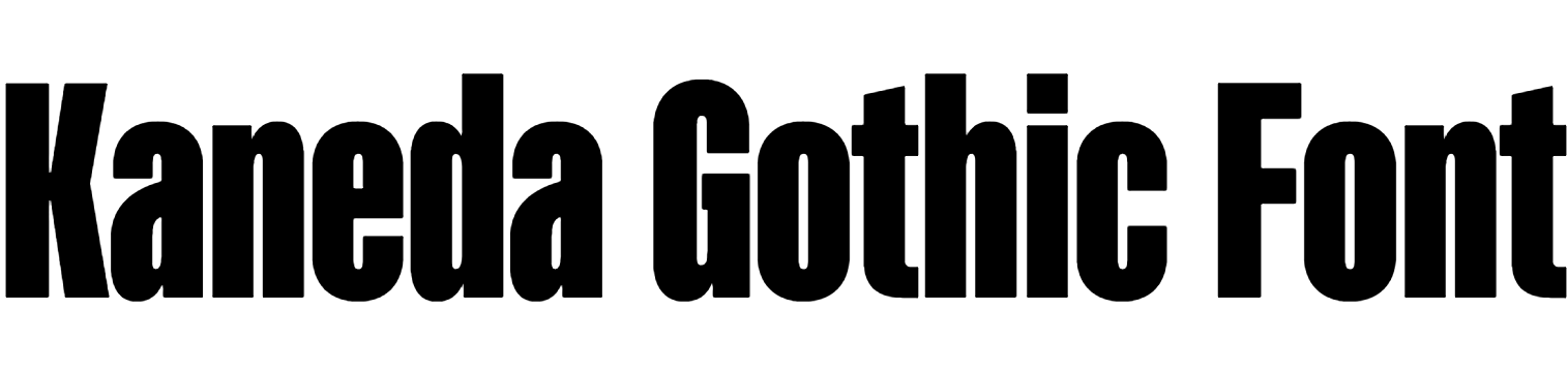 Kaneda Gothic Font Download