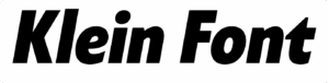 Klein Font Download