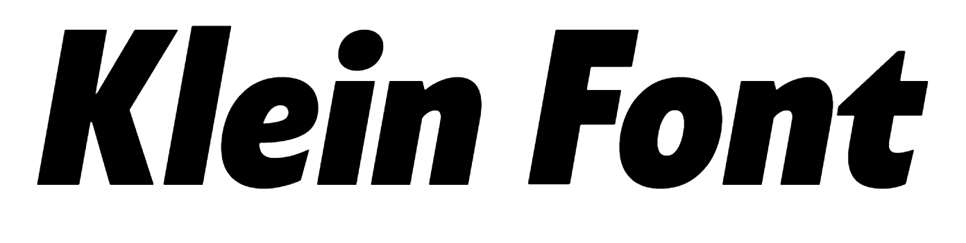 Klein Font Download