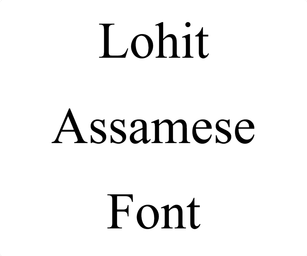 Lohit Assamese Font Download