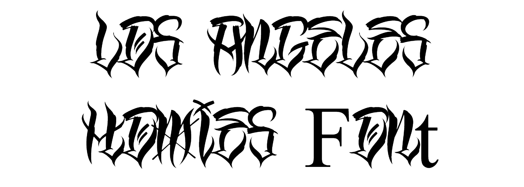 Los Angeles Homies Font Download