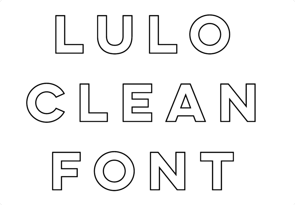 Lulo Clean Font Download