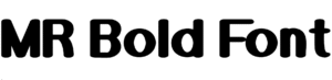 MR Bold Font Download