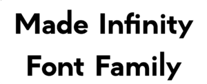 Made Infinity Font Download