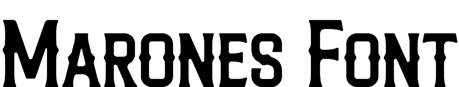 Marones Font Download
