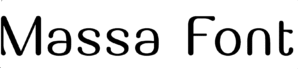 Massa Font Download