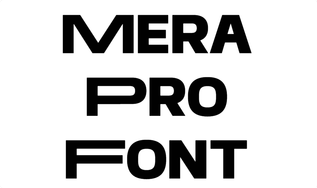 Mera Pro Font Download