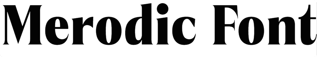 Merodic Font Download
