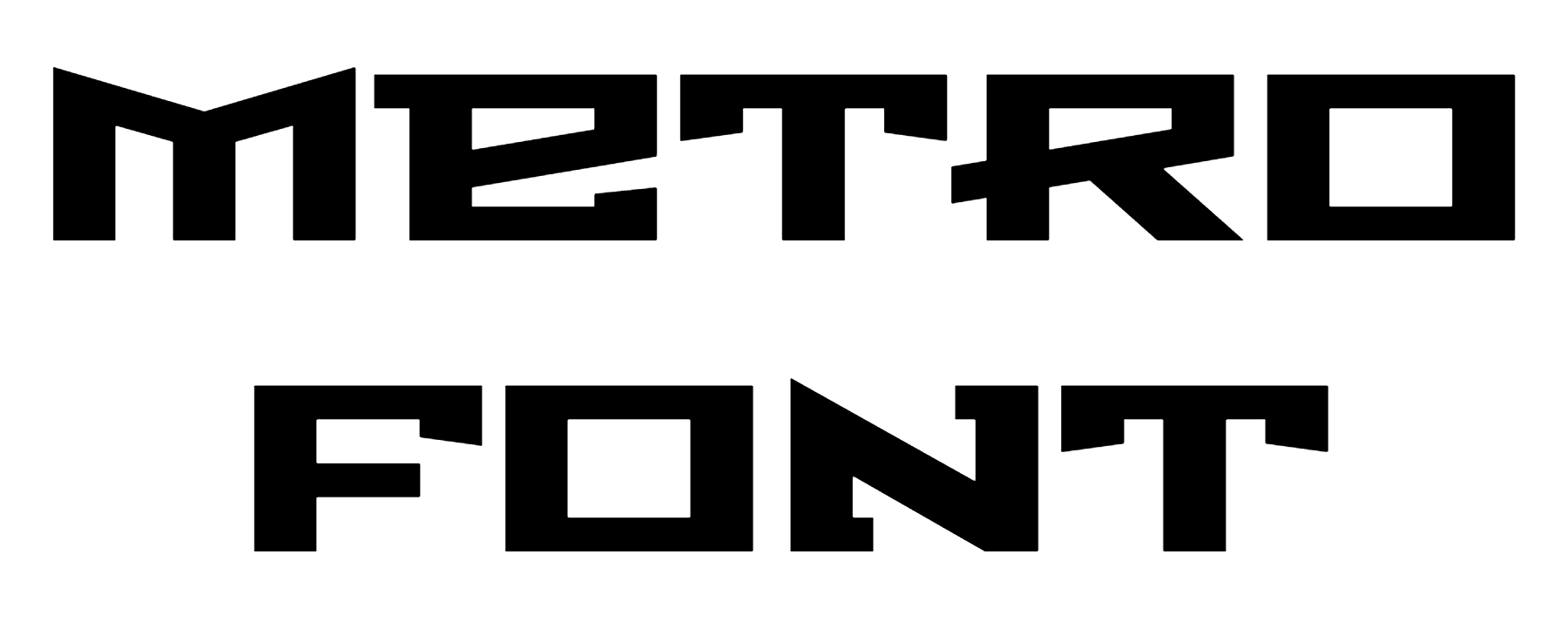 Metro Font Download