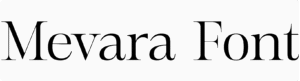 Mevara Font Download