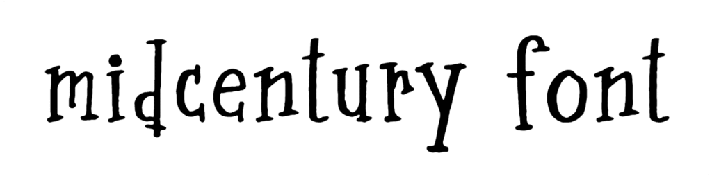Midcentury Font Download
