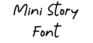 Mini Story Font Download