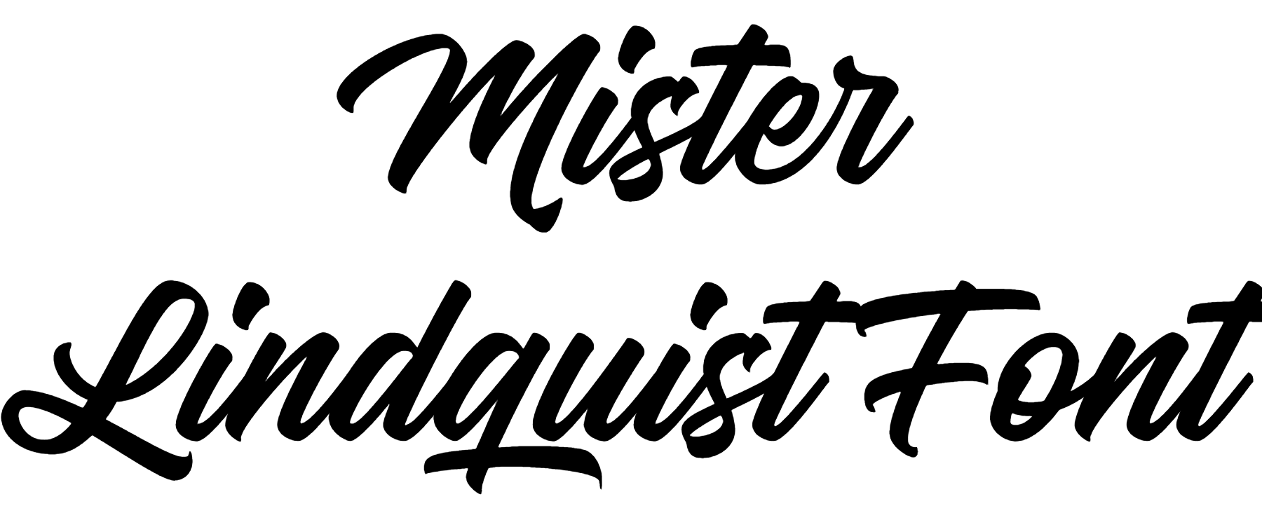 Mister Lindquist Font Download