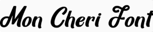 Mon Cheri Font Download