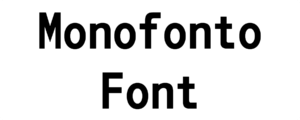 Monofonto Font Download