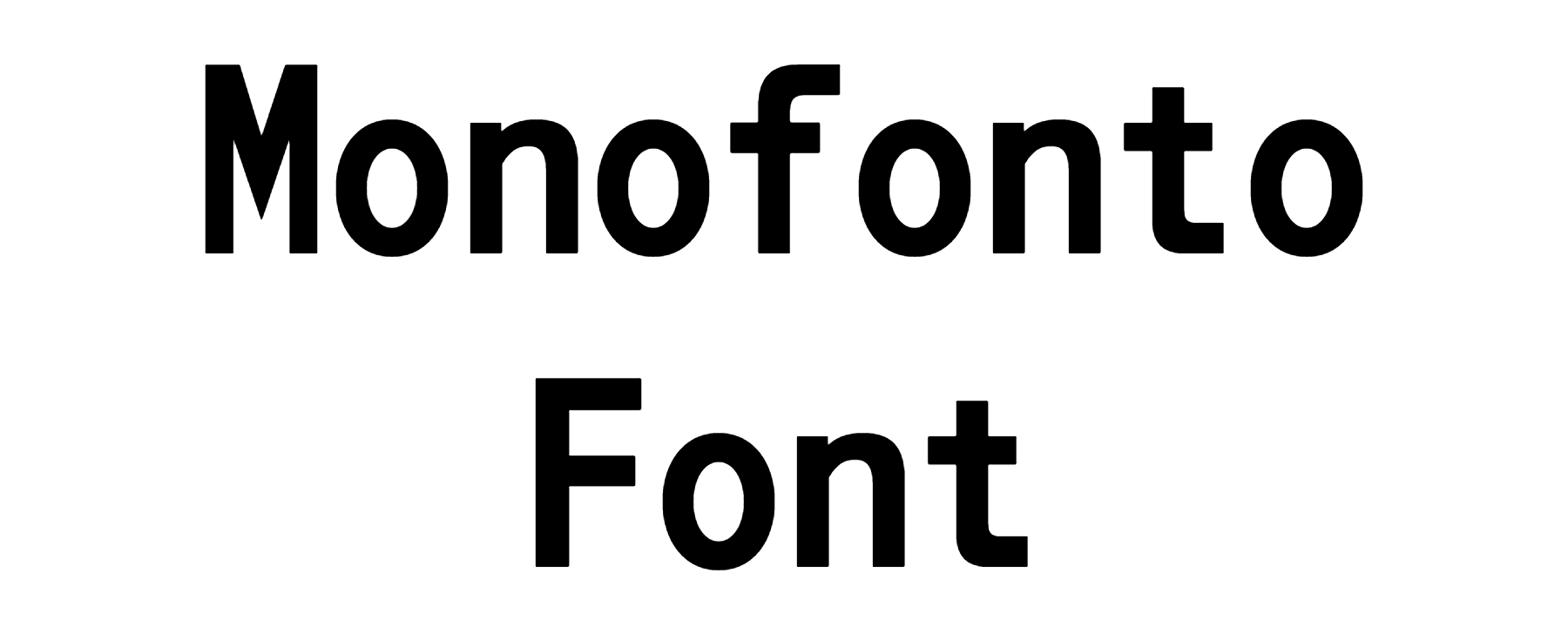 Monofonto Font Download
