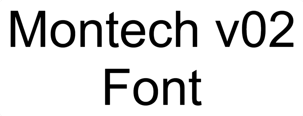 Montech v02 Font Download