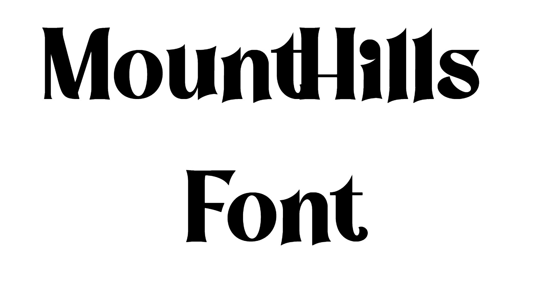 Mount Hills Font Download
