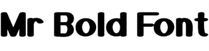 Mr Bold Font Download