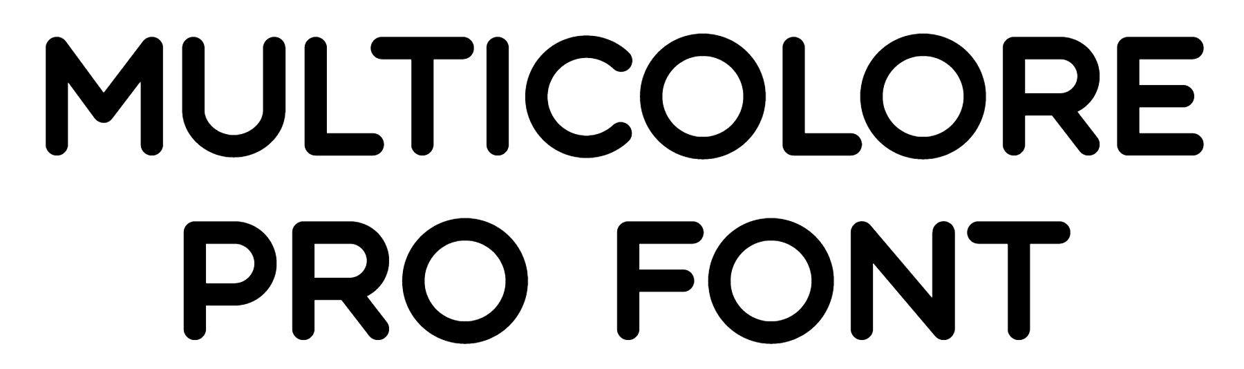 Multicolore Pro Font Download