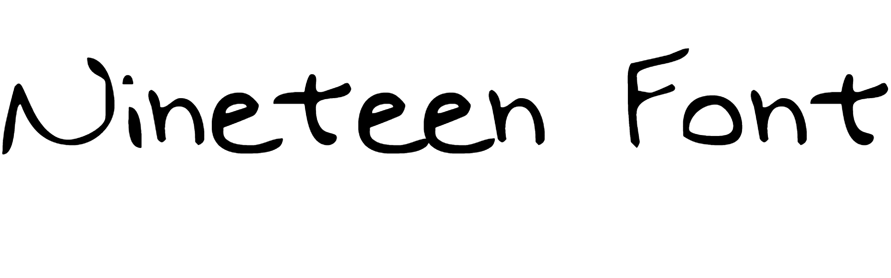 Nineteen Font Download