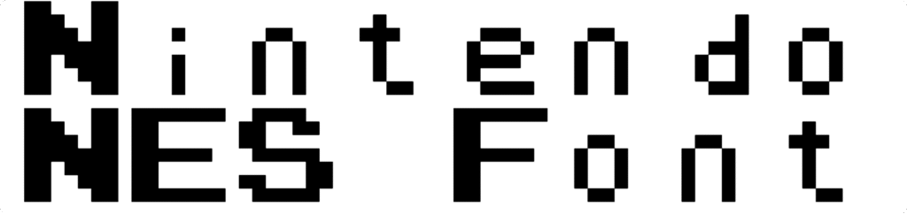 Nintendo NES Font Download