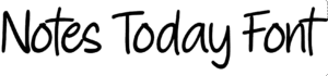 Notes Today Font Download