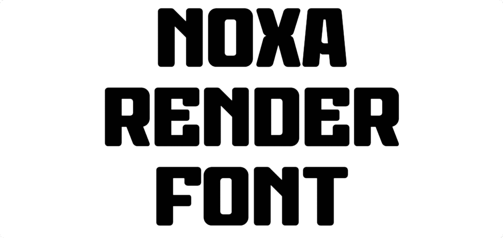 Noxa Render Font Download