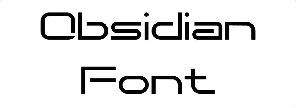 Obsidian Font Download