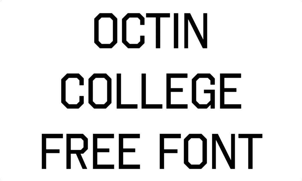 Octin College Free Font Download
