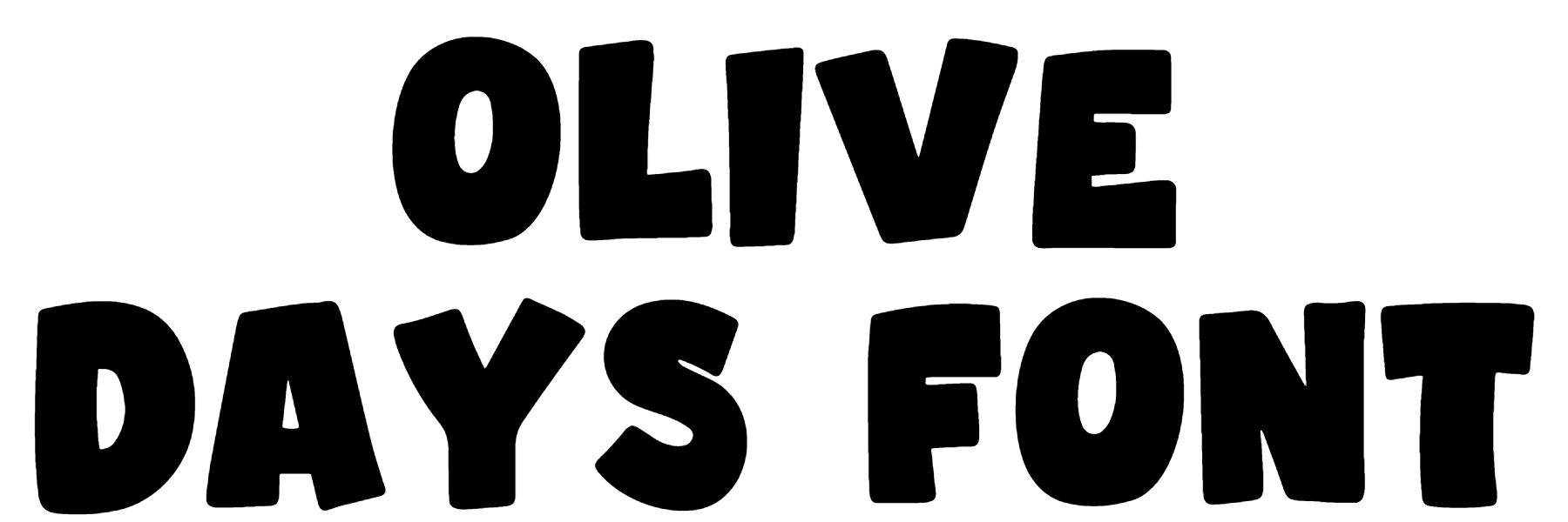 Olive Days Font Download