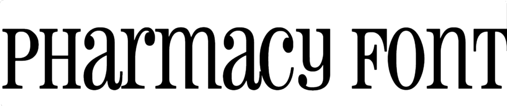 Pharmacy Font Download