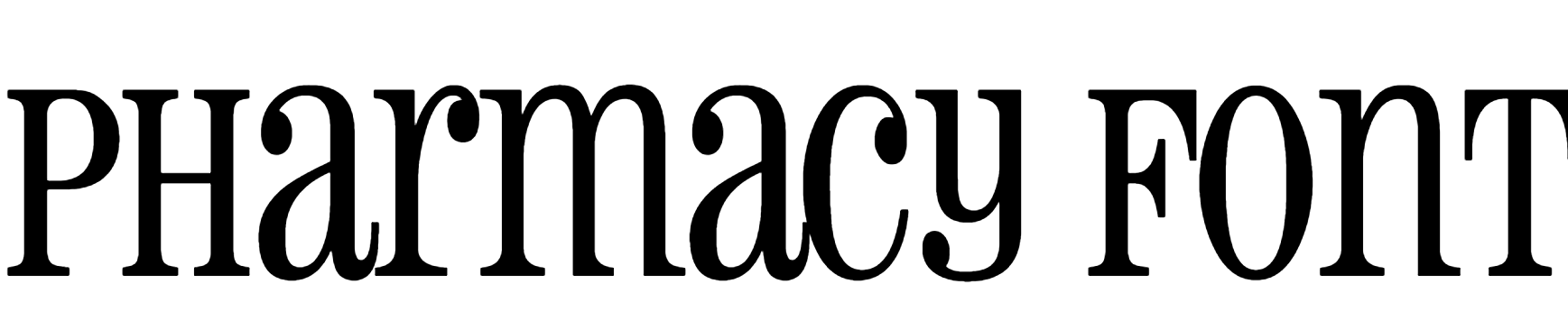 Pharmacy Font Download
