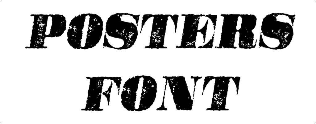 Posters Font Download