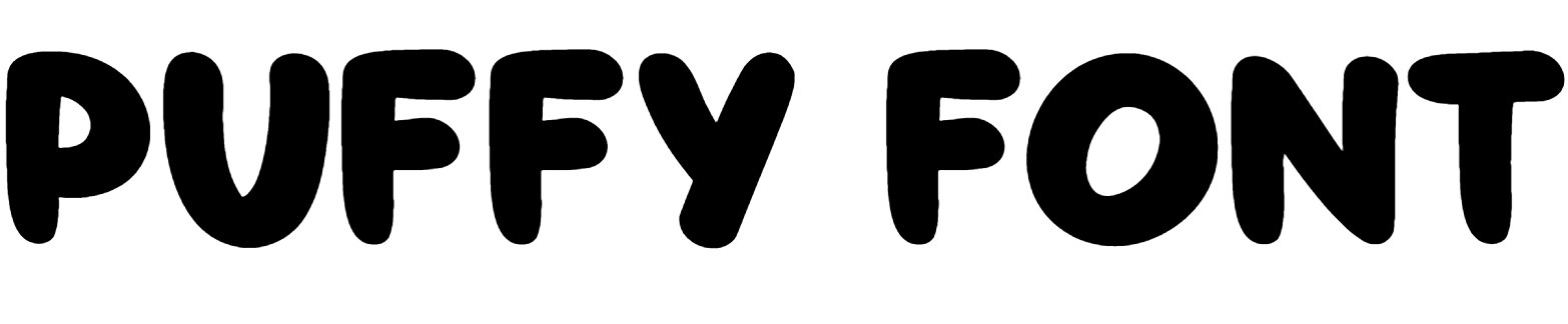 Puffy Font Download