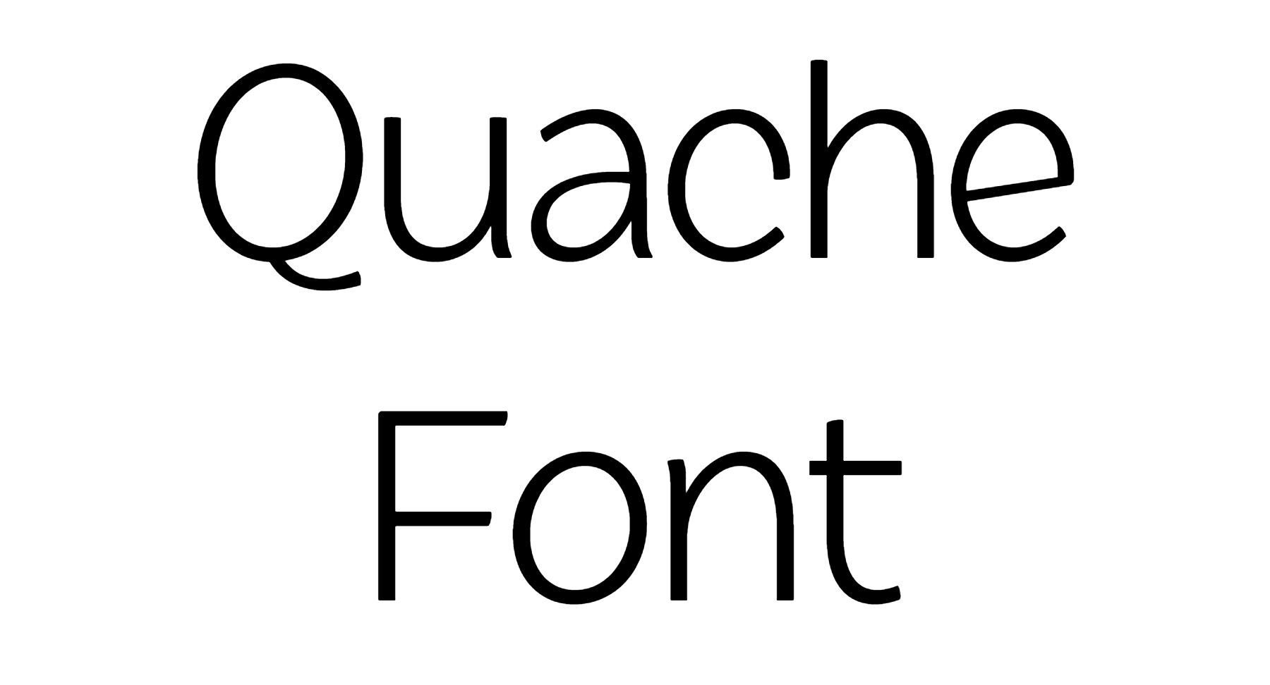 Quache Font Download