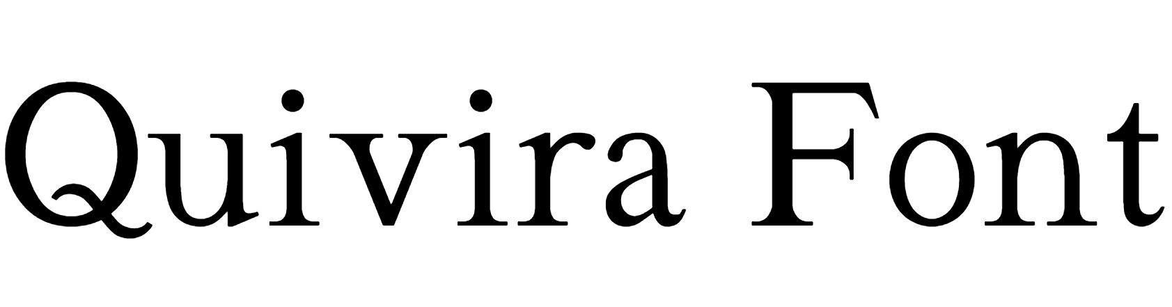 Quivira Font Download