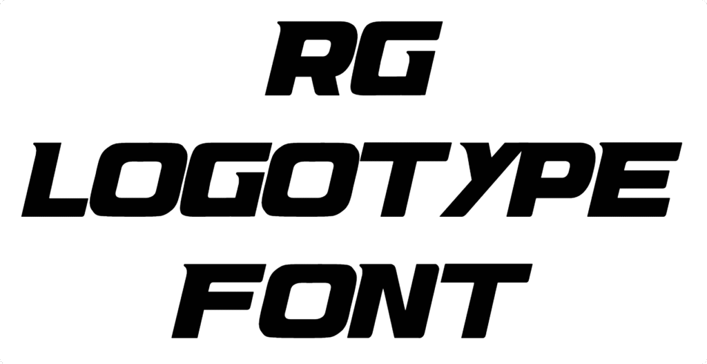 RG LogoType Font Download