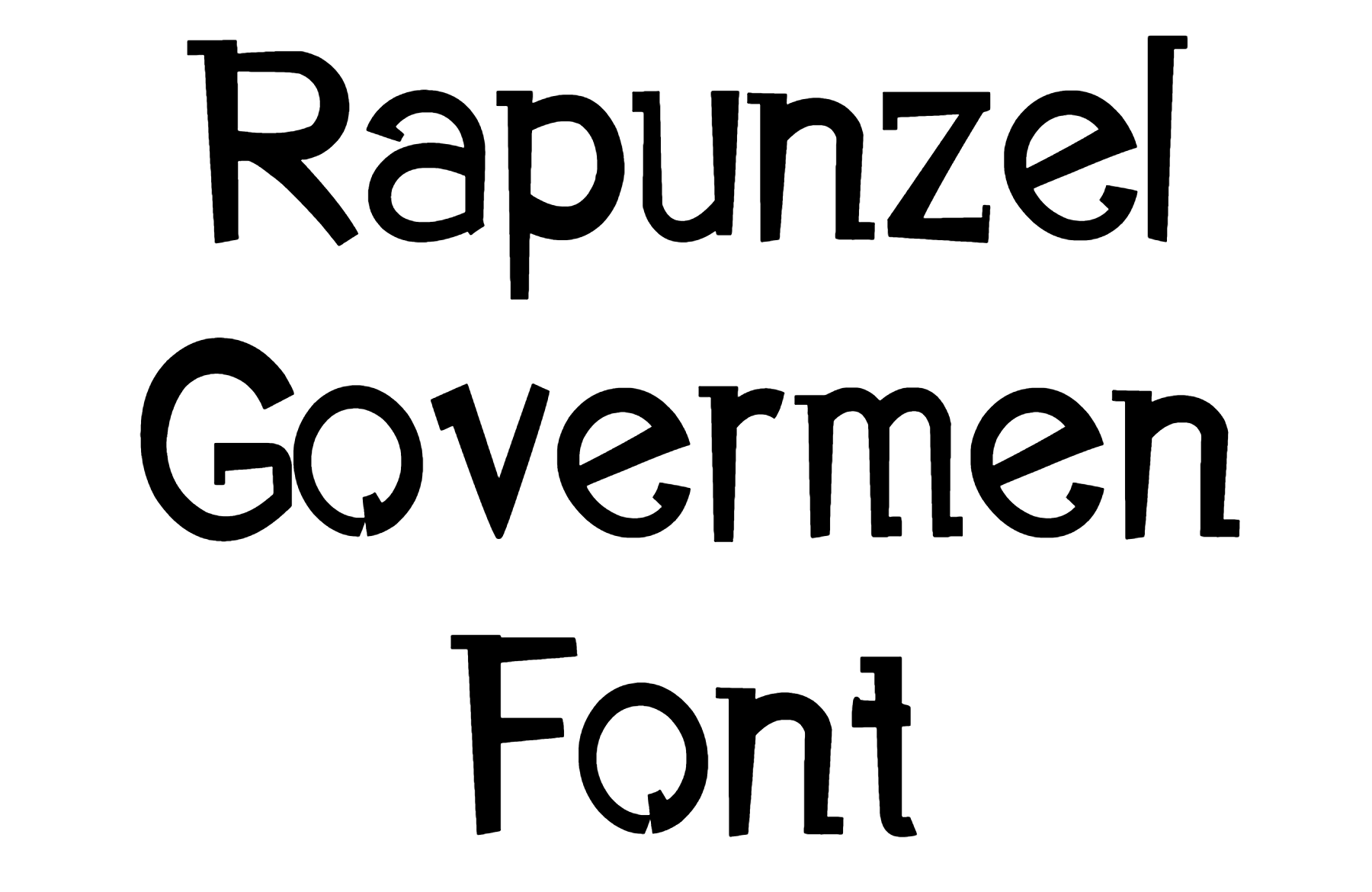 Rapunzel Govermen Font Download
