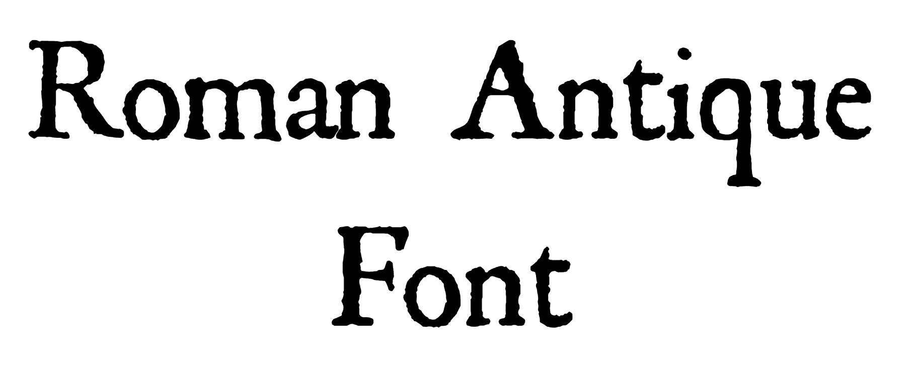 Roman Antique Font Download