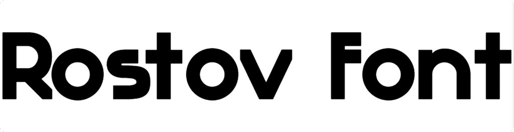 Rostov Font Download