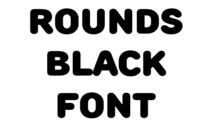 Rounds Black Font Download
